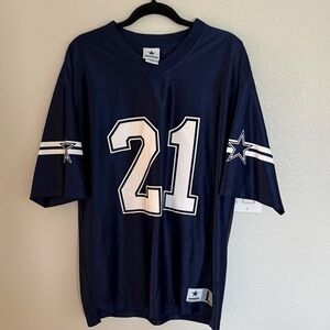 Navy Blue Football Jersey with Number 21